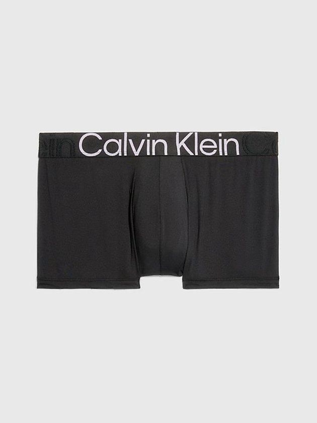 Calvin Klein USA Low Rise - Effect Mens Trunks Black 7541830-NH